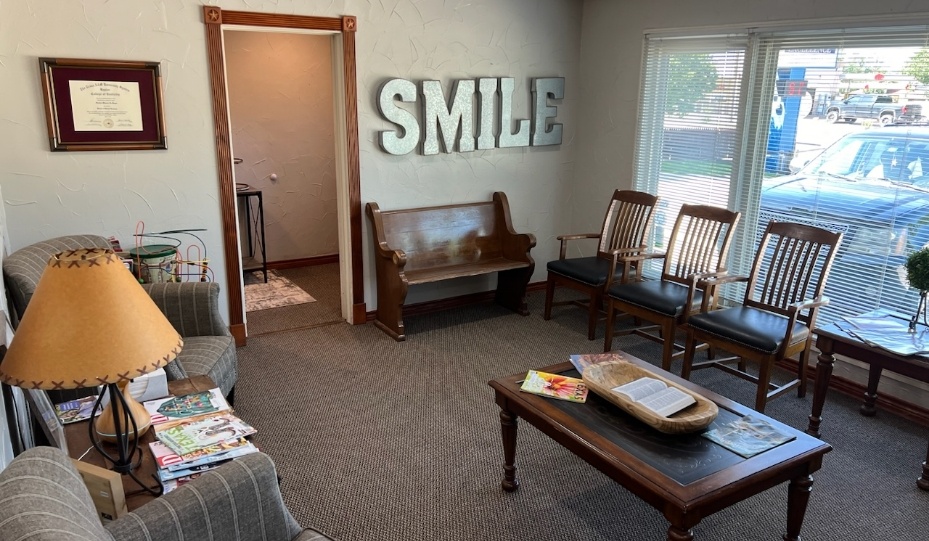 Reception area at Texas Dental Excellence