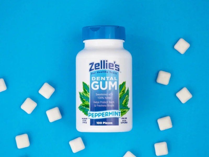 Zellie’s Dental Gum, 100% Xylitol, Sugar Free
